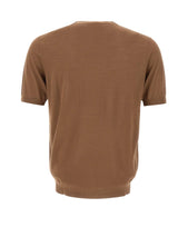 KANGRA Maglia in lana vergine BROWN Uomo 