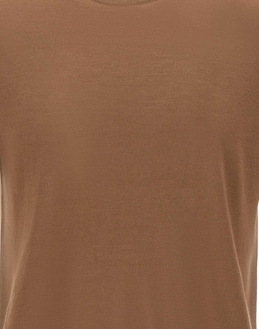 KANGRA Maglia in lana vergine BROWN Uomo 