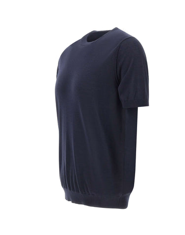 KANGRA Maglia in lana vergine BLUE Uomo 