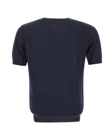 KANGRA Maglia in lana vergine BLUE Uomo 