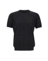 KANGRA Maglia in lana vergine BLACK Uomo 