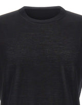 KANGRA Maglia in lana vergine BLACK Uomo 