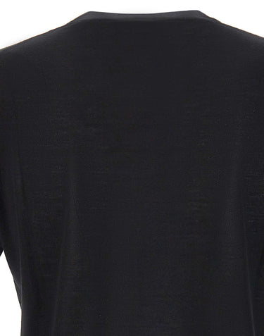 KANGRA Maglia in lana vergine BLACK Uomo 
