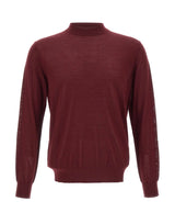 KANGRA Maglia mezzo lupetto in lana vergine RED Uomo 