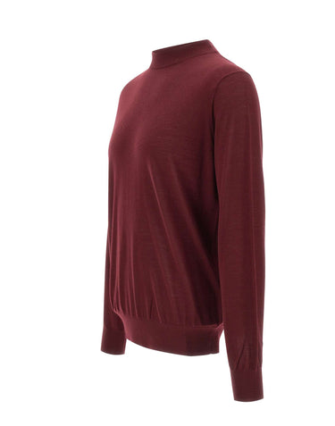 KANGRA Maglia mezzo lupetto in lana vergine RED Uomo 