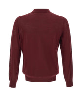 KANGRA Maglia mezzo lupetto in lana vergine RED Uomo 