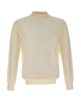 KANGRA Maglia mezzo lupetto in lana vergine WHITE Uomo 