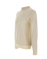 KANGRA Maglia mezzo lupetto in lana vergine WHITE Uomo 