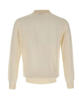 KANGRA Maglia mezzo lupetto in lana vergine WHITE Uomo 