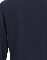 KANGRA Maglia mezzo lupetto in lana vergine BLUE Uomo 