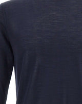 KANGRA Maglia mezzo lupetto in lana vergine BLUE Uomo 
