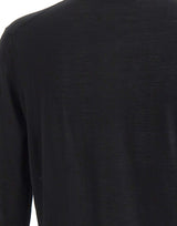 KANGRA Maglia mezzo lupetto in lana vergine BLACK Uomo 