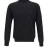 KANGRA Maglia mezzo lupetto in lana vergine BLACK Uomo 