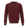 KANGRA Pullover girocollo in lana vergine RED Uomo 