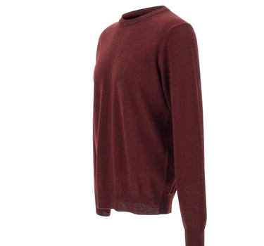 KANGRA Pullover girocollo in lana vergine RED Uomo 