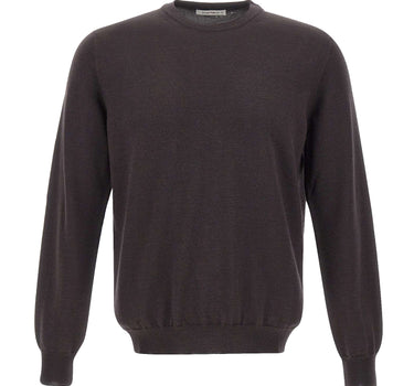 Pullover girocollo in lana vergine 402201 146 KANGRA 
