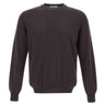 Pullover girocollo in lana vergine 402201 146 KANGRA 