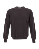 Pullover girocollo in lana vergine 402201 146 KANGRA 