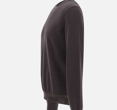 Pullover girocollo in lana vergine 402201 146 KANGRA 