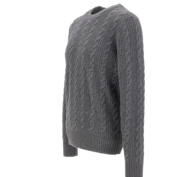 KANGRA Maglia in lana e cotone GREY Uomo 