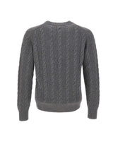 KANGRA Maglia in lana e cotone GREY Uomo 
