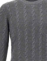 KANGRA Maglia in lana e cotone GREY Uomo 