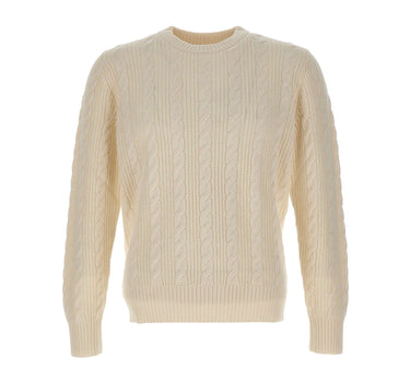 KANGRA Maglia in lana e cotone WHITE Uomo 