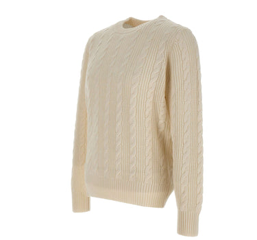 KANGRA Maglia in lana e cotone WHITE Uomo 