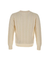 KANGRA Maglia in lana e cotone WHITE Uomo 