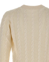 KANGRA Maglia in lana e cotone WHITE Uomo 