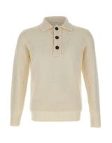 KANGRA Polo in lana vergine WHITE Uomo 