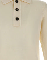 KANGRA Polo in lana vergine WHITE Uomo 