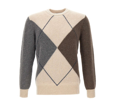 KANGRA Maglia in lana e cashmere MULTICOLOR Uomo 
