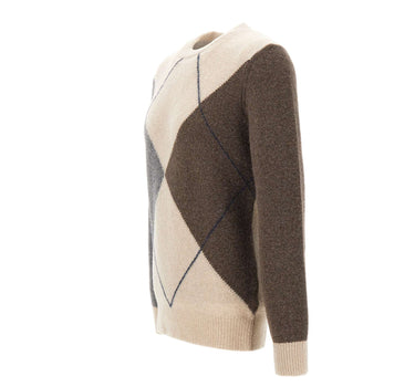 KANGRA Maglia in lana e cashmere MULTICOLOR Uomo 