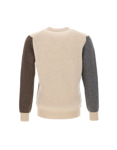 KANGRA Maglia in lana e cashmere MULTICOLOR Uomo 