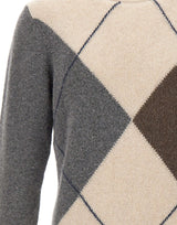 KANGRA Maglia in lana e cashmere MULTICOLOR Uomo 