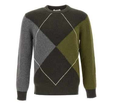 KANGRA Maglia in lana e cashmere GREEN Uomo 