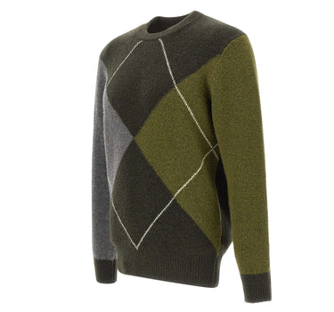 KANGRA Maglia in lana e cashmere GREEN Uomo 