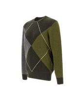 KANGRA Maglia in lana e cashmere GREEN Uomo 