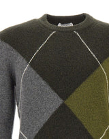 KANGRA Maglia in lana e cashmere GREEN Uomo 