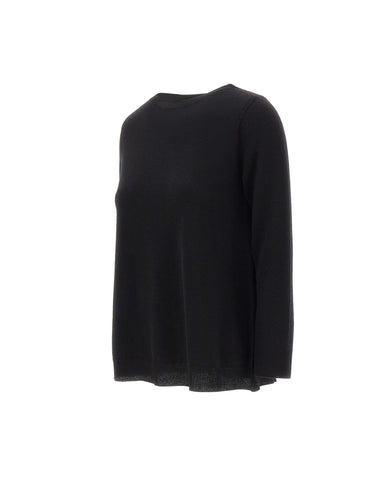 KANGRA Maglia in lana e cashmere BLACK Donna 
