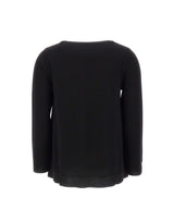 KANGRA Maglia in lana e cashmere BLACK Donna 