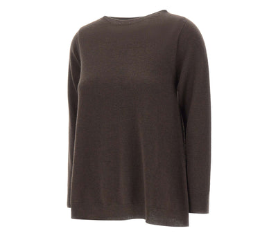 KANGRA Maglia in lana e cashmere BROWN Donna 