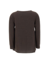 KANGRA Maglia in lana e cashmere BROWN Donna 