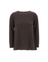 KANGRA Maglia in lana e cashmere BROWN Donna 