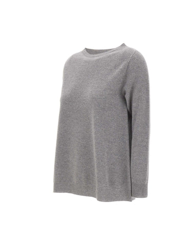 KANGRA Maglia in lana e cashmere GREY Donna 