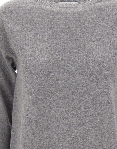 KANGRA Maglia in lana e cashmere GREY Donna 