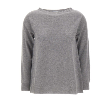 KANGRA Maglia in lana e cashmere GREY Donna 