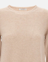 KANGRA Maglia in misto lana e cashmere BEIGE Donna 