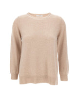 KANGRA Maglia in misto lana e cashmere BEIGE Donna 